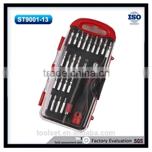 24pcs Hand Tool Set Precision Screwdriver Handle With Bit Set Extention Bar thumbnail-1