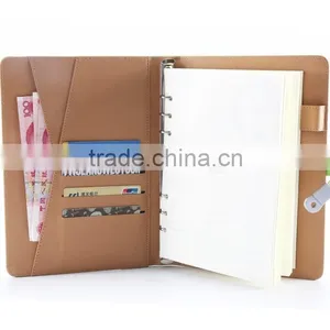 Plaro Business Leather Notebook Leather Portfolio Custom Logo thumbnail-5