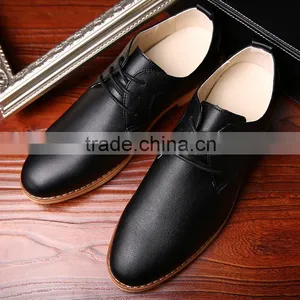 High Quality Men Soft Bottom Shoes Handmade Leather Shoes Light Step thumbnail-2