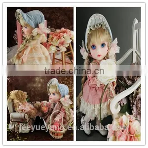 Hot Selling Long Blonde Braid Wavy Doll Wigs for 1/3 BJD Dolls thumbnail-1