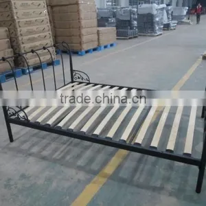 Metal Frame Wooden Slat Bed thumbnail-1