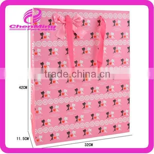 Yiwu Wholesale Printed Handle Pattern Paper Bag thumbnail-1