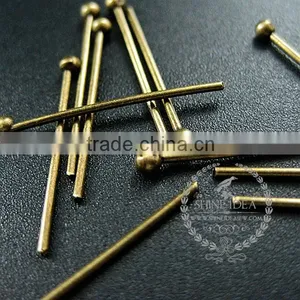 20mm Vintage Style Bronze Brass 0.8mm Thick Strong Ball Head Pin DIY Beading Supplies 1511010 thumbnail-3