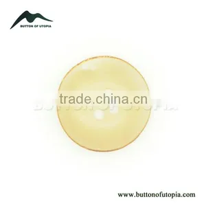100% Natural Yellow Horn Buttons thumbnail-1