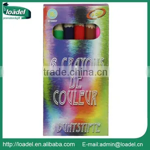 Full Color 3.5" 6pcs Round Paint Pencil Drawing thumbnail-1