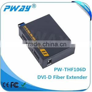 Pinwei PW-THF106D Resolution Upto 1920x1200 Distance Upto 10KM DVI Fiber Extender thumbnail-1