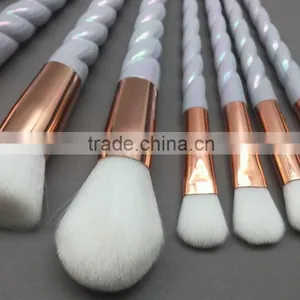 10PCS Makeup Brushes Gradient Color Spiral Handle Cosmetics Make up Tools thumbnail-6