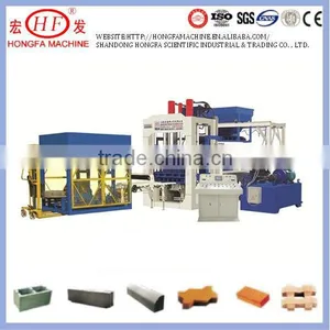 QT8-15B Hongfa Automatic Paving Brick Machine in Ecuador thumbnail-1