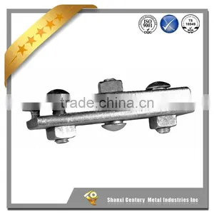Overhead Line Straight 6460 5/8 Carriage Clamping Bolted Guy Clamp thumbnail-2