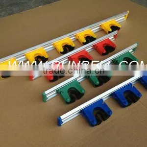Plastic Mop and Broom Holder With Sturdy Alu. Track thumbnail-2