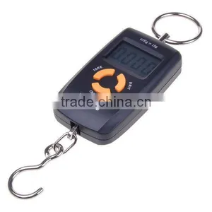 Black Portable Electronic Digital Balance LCD Screen Weight Scale 45Kg thumbnail-1