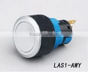 LAS1-AWY-11M 22mm Flat Shape Waterptoof Switch Solder Terminal Push Button Switch thumbnail-1