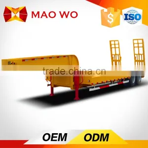Hot Sale Gooseneck 2 Axle Low Bed Semi Trailer and Heavy Transport Trailer thumbnail-4