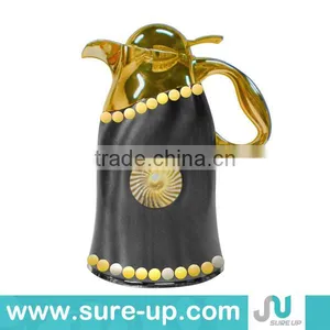 New Design Arabic Golden Thermos Vacuum Flask Jug Dallah thumbnail-1