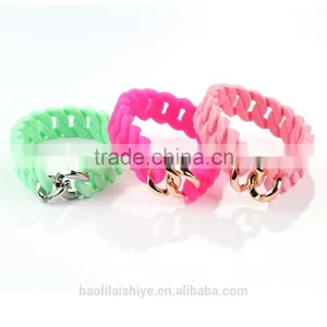 Newest Arrival Bright Color Fashion Silicone Bracelets 2017 thumbnail-6