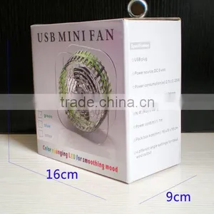 Factory Directly Supplying Desktop LED Small Desk Fan thumbnail-6