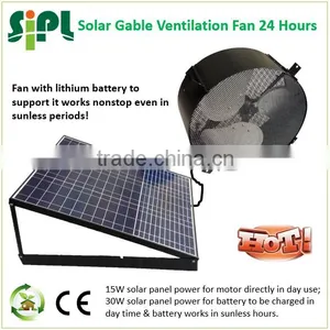 Vent Goods Brush/brushless DC Motor Solar Gable Wall Attic (vents Fans) Waterproof Motor thumbnail-2