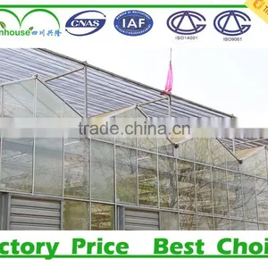 Vegetable Growing Intelligent Glass Greenhouse thumbnail-1