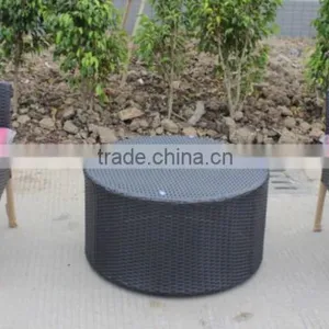 Rattan Cafe Furniture Coffee Table and Cafe Chairs thumbnail-2