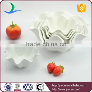 Wholesale White Kitchen Customized Refrigerated Ceramic Fruit Bowl thumbnail-1