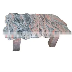 Chinese Multicolor Red Granite Table Top thumbnail-1