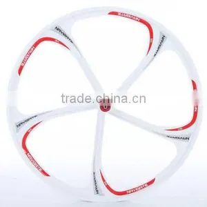 26inch 5 Spoke Lightest Strongest Magnesium Alloy Bike Wheel /fixed Gear Type Hub Bike Wheel thumbnail-1