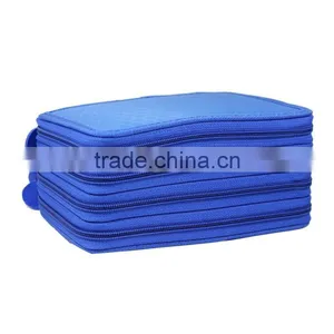 Factory Wholesale Anti Compression Zippered 72 Slots Colored Pencil Pouch thumbnail-2