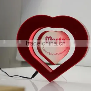Maglev Rahmen With Heart Shape, Cool Magnetic Suspension Photo Frame With Heart Shape thumbnail-5