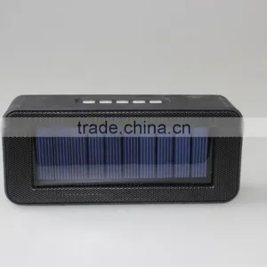 Factory Direct Sale New Arrival Outdoor Portable Solar Bluetooth Speaker Wireless Colorful Solar Speaker Support TF Card thumbnail-2
