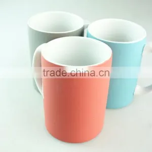 Stocked,Eco-Friendly Feature and Mugs Drinkware Type Double Ceramic Mug With Handle thumbnail-1