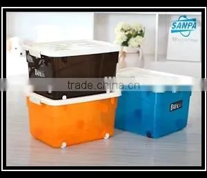 Wholesale Household Cheap PP New Storage Box With Wheels thumbnail-2