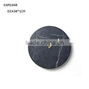 Customized Design White Marble Stone Wall Clock and Board Sets for Decoration thumbnail-2