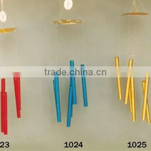Colorful Aluminum Tube Hanging Wind Chime, Metal Wind Chime, Christmas Wind Chime, Antique Wind Chime, Western Wind Chime, thumbnail-1