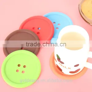 2015 Hot-selling Button Shape Silicone Baking Mat/silicone Cup Mat thumbnail-2