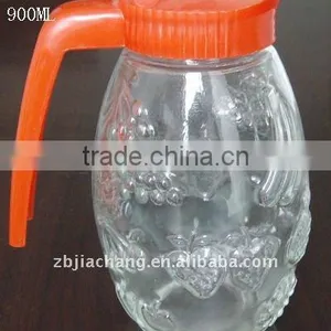 900ml Glass Fruit Juice Jar With Plastic Lid D001-2 thumbnail-1