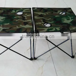 Camouflage Camping Small Foldable Dinning Table and 4 Chairs thumbnail-2