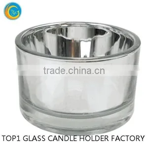 Multi Candle Holders Flared Tealight Glass Cup Purple Glass thumbnail-6