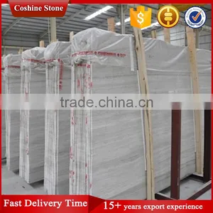 Chinese Light White Grey Wood Grain Marble thumbnail-2
