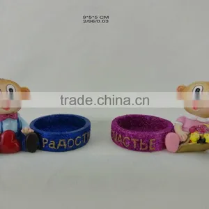 Resin Monkey Figurine for Valentine Decoration thumbnail-5