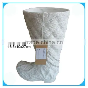Shoe Shaped Ceramic Home Decoration Vase thumbnail-1
