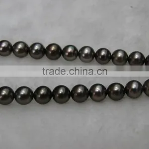 Wholesale 14-15mm Black Tahitian Pearl Strand thumbnail-2