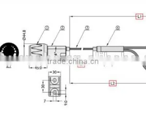 Car Seat Cable Assembly/Seat Backrest Adjustment Assembly thumbnail-5