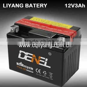 Germany Supplier Two Wheel Battery/yuasa Motorcycle Parts/ (12V 4AH)With Low Price/ Dry Battery thumbnail-3