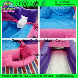 Guangzhou Qinda Princess Inflatable Bouncy Castle With Water Slide Swimming Pool Kids Jumping Castle for Sale thumbnail-2