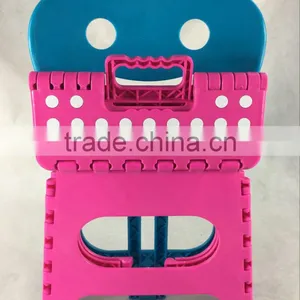 Factory Price Colorful Smile Face Kids Plastic Folding Chair thumbnail-4