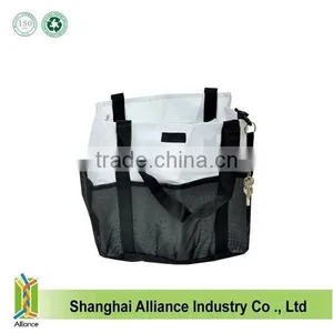 Family Travel Stylish Beach Mesh Tote Bag thumbnail-1