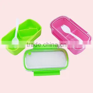2016 Wholesale Plastic Bento Box With Soup thumbnail-2