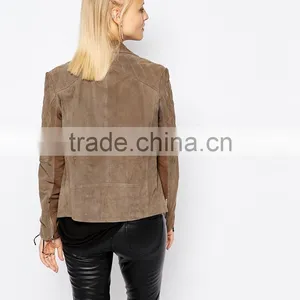 Quilted Suede Jacket for Women's thumbnail-2
