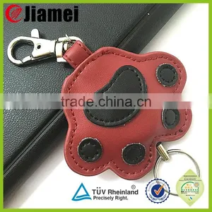 Keyring Leather Factory Cheap Custom Made Soft pu Leather Keychain thumbnail-2