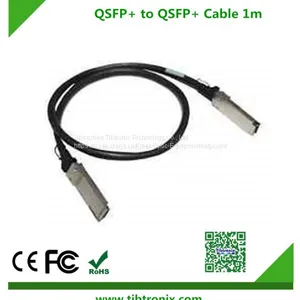40 Гбит/с QSFP+ пассивный кабель, горячая замена, +3.3В, 1 м для 10 Гбит/40 Гбит-эфирной сети thumbnail-1